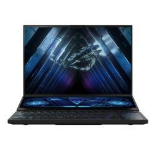 Asus ROG Zephyrus Duo 16 e' un Notebook da Gaming con processore AMD Ryzen 9 7945HX, 16GB di RAM DDR5, SSD da 1TB e scheda video <b>NVIDIA GeForce RTX 4090 </b>.